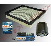 Set Ispezione Filtro Olio Filtro Aria Candele per Chrysler 300c 3.5L 2005-2008