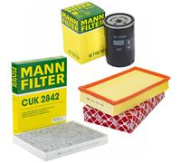 Set Ispezione Mann Filter VW Transporter: Olio + Aria + Abitacolo