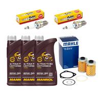 Set Ispezione Olio 3L Filtro Olio Candele per BMW R 45 SUPER 50 R 60 R 65