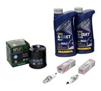 Set Ispezione per Kawasaki ER-6 N Lui F 2012-2017 Olio 2L Filtro Candele