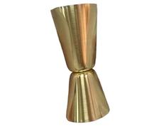 Set Jigger for Cocktail In Acciaio Inossidabile, Dosatore A Doppio Colpo, 1/2 Pezzi, Oro E Argento(2pcs Golden)