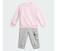 Set jogger Essentials Clear Pink / White 3-4A