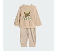 adidas Unisex - Bimbi 0-24 Tiro_Nster Jogger Set Track_Suit, Crystal Linen, 18-24 Months