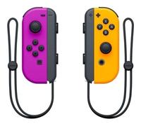 Set Joy-Con Nintendo Sinistra/Destra Viola Neon/Arancione Neon