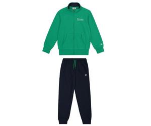 Set Junior Champion Cotone Tuta Felpa Pantalone 306995 GS130 Verde Blu