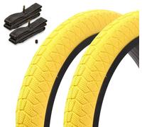 Set KENDA 20" 1,95 giallo + camere KUJO AV BMX