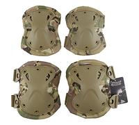 Set King Kong tattico, sportivo, protettivo, per esterni, multicolore, con ginocchiere e gomitiere di sicurezza, per caccia softair militare