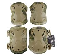 Set King Kong tattico, sportivo, protettivo, per esterni, multicolore, con ginocchiere e gomitiere di sicurezza, per caccia softair militare