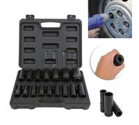 SET KIT 16 PZ DA 1/2" 10 a 32M Bussole Boccole Per Pistola Avviatore Pneumatico
