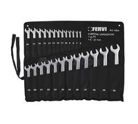 SET KIT 25 PZ CHIAVI COMBINATE SATINATE METRICHE 6-32 MM FERVI 0544