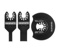 SET KIT 3 LAME PER METALLO PER UTENSILE MULTIFUNZIONE GRAPHITE