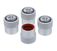 Set Kit 4 X Cappucci Coprivalvole Valvole Ruote Originali Mercedes-Benz AMG