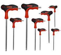 SET KIT 8 PZ CHIAVI CHIAVE A T TORX LUNGHE MISURE DA T10 a T50 SS-9602