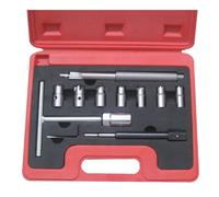 SET KIT ALESATORI PER LA PULIZIA INIETTORE INIETTORI AUTO MOTORE DIESEL 11 PZ