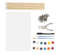 Set Kit Artigianale Per Ombre Cinesi Bambini Figure