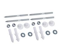 Set kit bulloni vite lavandino per montaggio a parete costruzione in acciaio ino