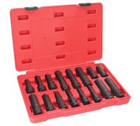 Set Kit Chiavi a Bussola Cassetta Rimozione Blocco Ruota 16 Pezzi