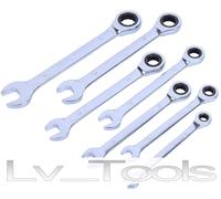 SET KIT CHIAVI COMBINATE A CRICCHETTO 7PZ 8 - 19