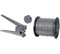 Set kit completo per la piombatura pinza + filo spiralino + sigilli in piombo