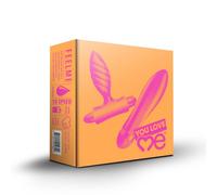 SET KIT CON BUTT PLUG ANALE VIBRANTE E VIBRATORE VAGINALE CLITORIDEO SEX TOYS