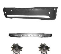 Set Kit Paraurti Anteriore Primer+Alluminio Supporto+Nebbia per BMW 3er E46