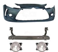 Set Kit Paraurti Anteriore+Supporto+Nebbia Citroen DS3 Anno Fab. 10->> per