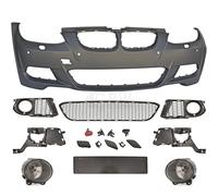 Set Kit Per BMW E92 E93 Sport Look Paraurti Anteriore + Fari Fendinebbia 06-09