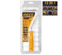 SET kit RULLO con ricambi 12 pezzi 10 mm 12 mm INGCO Pitturare Imbiancare Rulli