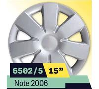 SET Kit serie 4 copricerchi coppe ruota 15" per Nissan NOTE 06 2006 cod 6502/5