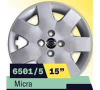 SET KIT SERIE 4 COPRICERCHI COPPE RUOTA 15" PER NISSAN NOTE COD 6501/5