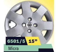 SET Kit serie 4 copricerchi coppe ruota 15" per Nissan PRIMERA cod 6501/5LS