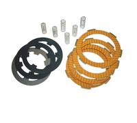 Set Kit Serie Dischi Frizione Completa 7 Dischi 6 Molle Versione Racing Carbonio Compatibile con Piaggio Compatibile con Vespa Fl Fl2 50/125 Rush Hp N Ape 50 Fl2