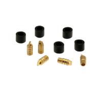 SET KIT SMORZATORE DI RICAMBIO FLESSIBILI TUBO E GUARNIZIONE