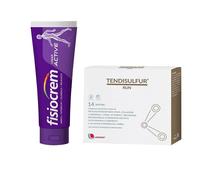 Set Laborest Tendisulfur Run Bustine + Fisiocrem Cream Active 1 pz Set