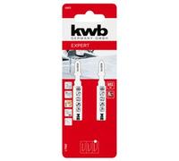 KWB Blister 2 fogli di taglio sottile metallo 50 mm a T