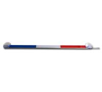 SET LAMPADA INTERNA CABINA LED BANDIERA FRANCESE 12V 24V 50cm CUSTODIA...