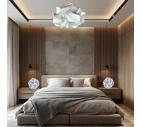 Set Lampadario Camera da letto moderna e 2 Lampade comodino Abat jour Lumi LED [EEK: A+++]