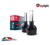 SET LAMPADE A LED H1 - HEADLIGHT BASIC PLUS H1 12V - 6400 LUMEN CONFEZIONE DOPPI