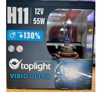 Set Lampade H11 +130% Visio Ultra 39063VU