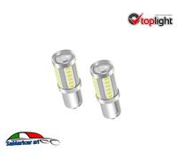 SET LAMPADE P21W A LED SMD CANBUS 12V 1 LUCE ATTACCO BA15S CONFEZIONE DOPPIA (2