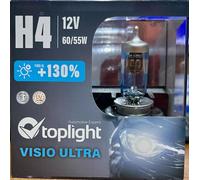 SET LAMPADE VISIO ULTRA H4 +130% COPPIA