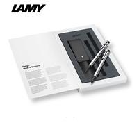 Set Lamy Logo Penna A Sfera Matita A Pressione Astuccio In Pelle Scatola Regalo