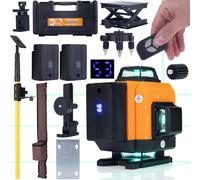 SET LASER A CROCE LIVELLA 360 ROSFIX ARANCIONE TIGER POLE 2 CON CUSTODIA PER BAT