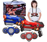 Set laser tag per 2 giocatori con gilet e effetti luminosi - CZ/NI