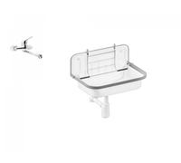 Set lavabo di scarico Alape, con miscelatore monocomando, 50,5 x 36 x 33 cm, ...