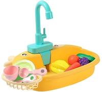 Set lavello da cucina con rubinetto dell'acqua che cambia colore, detersivo per i piatti, riciclo dell'acqua - per bambini dai 3 anni | SINKIFUN