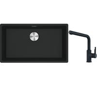 Set lavello in granito Franke Maris 125.0686.637, rubinetto da cucina Franke Urban 115.0627.523