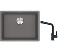 Set lavello in granito Franke Maris 125.0686.717, rubinetto da cucina Franke Urban 115.0627.523