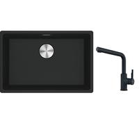 Set lavello in granito Franke Maris 125.0686.723, rubinetto da cucina Franke Urban 115.0627.523