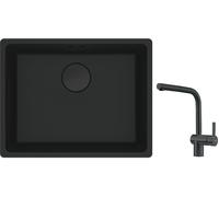 Set lavello in granito Franke Maris 125.0697.759, rubinetto da cucina Franke Atlas 115.0550.427